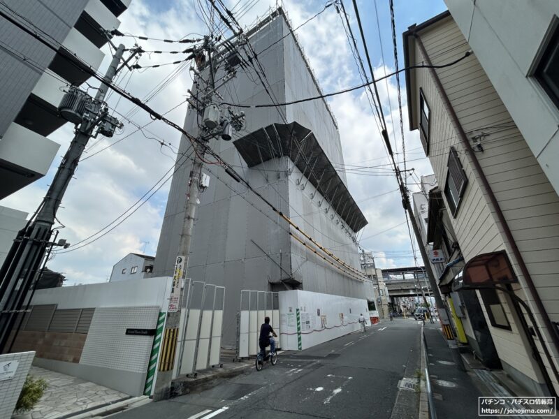 地上15階建てのマンションが建設される模様